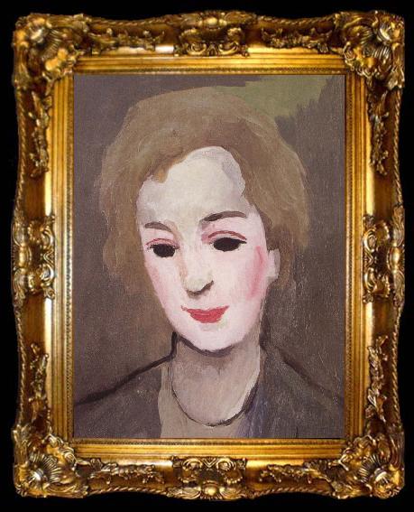 framed  Marie Laurencin Portrait of Lady, ta009-2