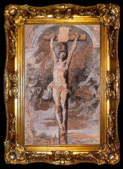 framed  Peter Paul Rubens Jesus  on the cross, ta009-2