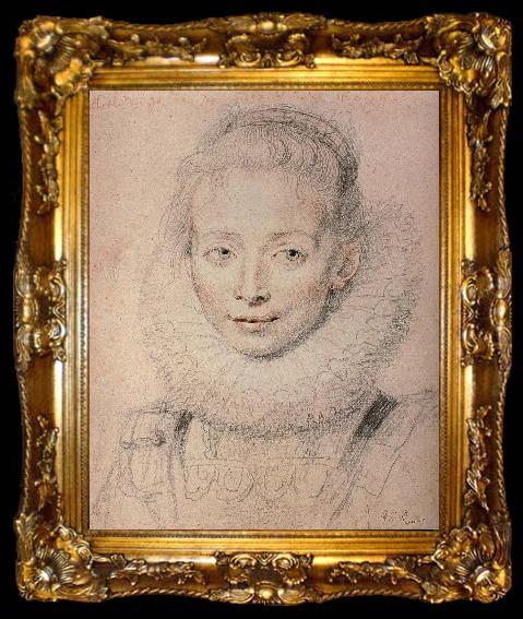 framed  Peter Paul Rubens Underage Yisabela, ta009-2