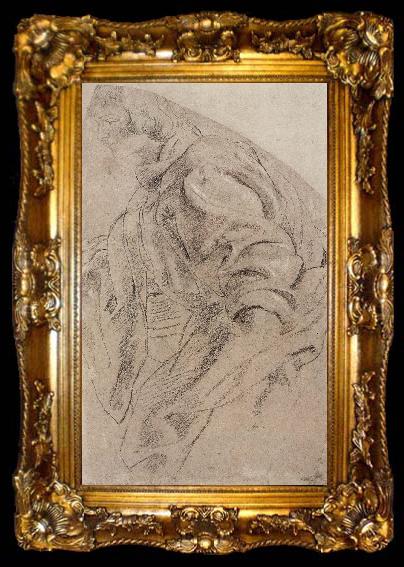 framed  Peter Paul Rubens The pose of a man, ta009-2