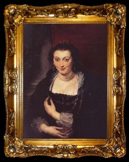 framed  Peter Paul Rubens Portrait of Yissabale, ta009-2