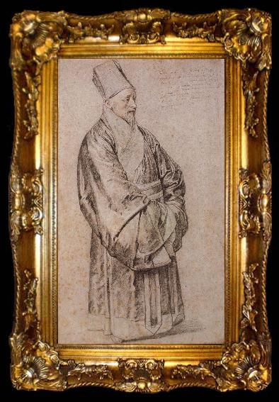 framed  Peter Paul Rubens Nikelasi wearing the Chinese raiment, ta009-2