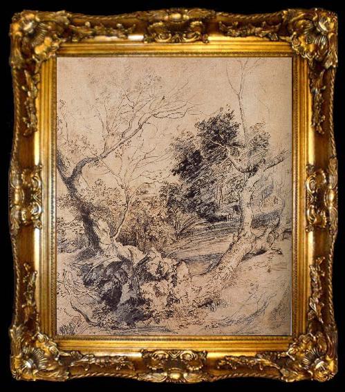 framed  Peter Paul Rubens Forest landscape, ta009-2