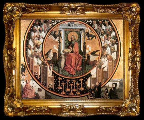 framed  unknow artist Vision of St John the Evangelist, ta009-2