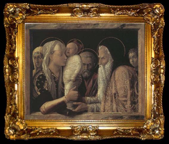 framed  Andrea Mantegna The Presentaion in the Temple, ta009-2