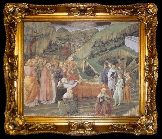 framed  Fra Filippo Lippi Dormiton andAssumption of the Virgin, ta009-2