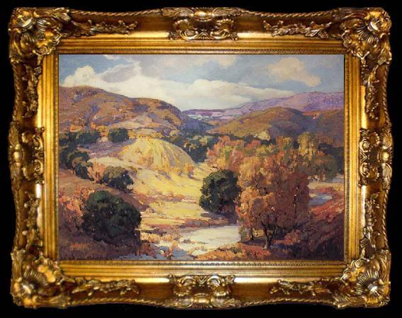 framed  Franz Bischoff Untitled Landscape, ta009-2