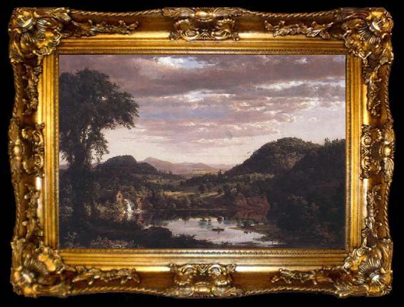 framed  Frederic E.Church New England Landscape, ta009-2