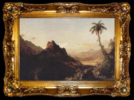 framed  Frederic E.Church In the Tropics, ta009-2