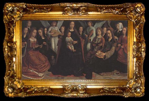 framed  Gerard David Virgo inter Virgines, ta009-2