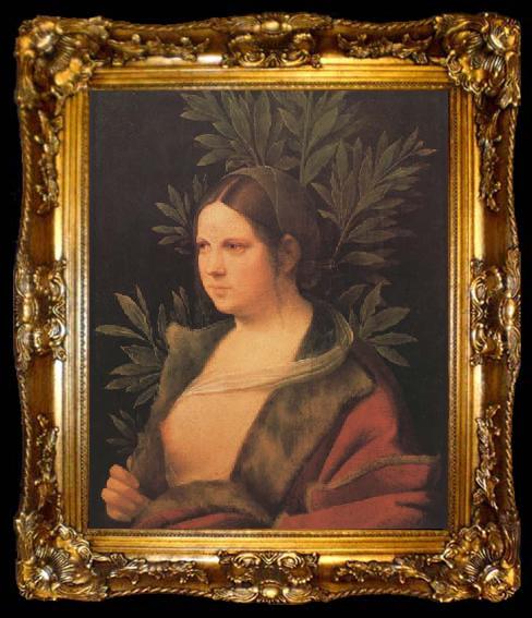 framed  Giorgione Laura (MK45), ta009-2