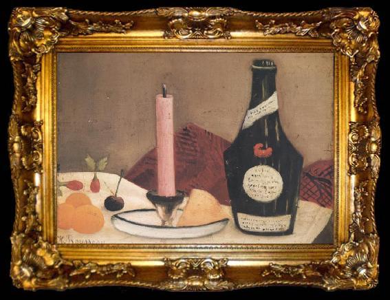 framed  Henri Rousseau The Pink Candle, ta009-2
