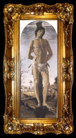 framed  Sandro Botticelli St Sebastian, ta009-2