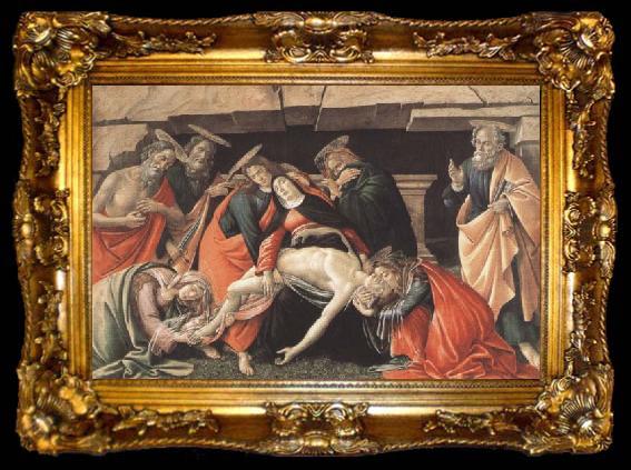 framed  Sandro Botticelli Lament for Christ Dead,with St Jerome,St Paul and St Peter, ta009-2