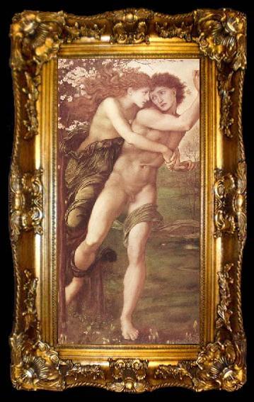 framed  Sir Edward Coley Burne-jones,Bart.,ARA,RWS Phyllis and Demophoon (mk46), ta009-2