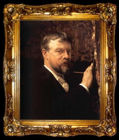 framed  Sir Lawrence Alma-Tadema,OM.RA,RWS Self-Portrait, ta009-2