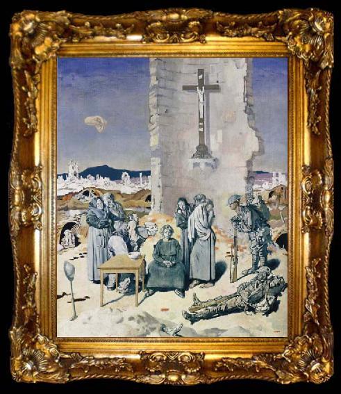 framed  Sir William Orpen The Mad Woman of Douai, ta009-2