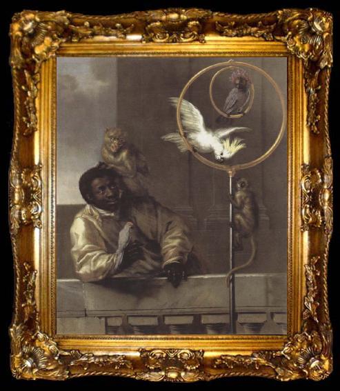 framed  David Klocker Ehrenstrahl negro with parr, ta009-2