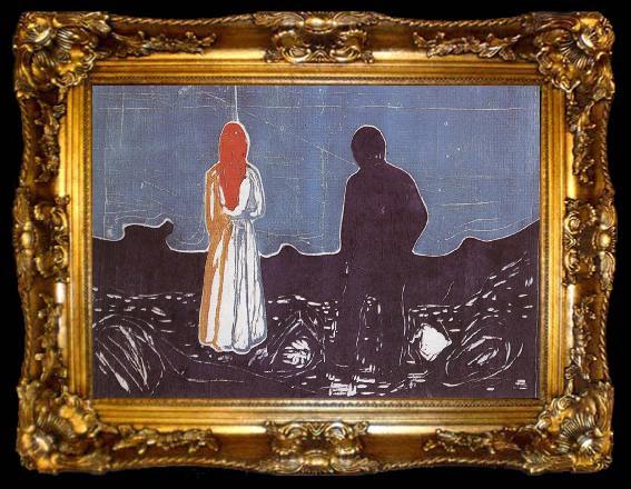 framed  Edvard Munch Alone, ta009-2