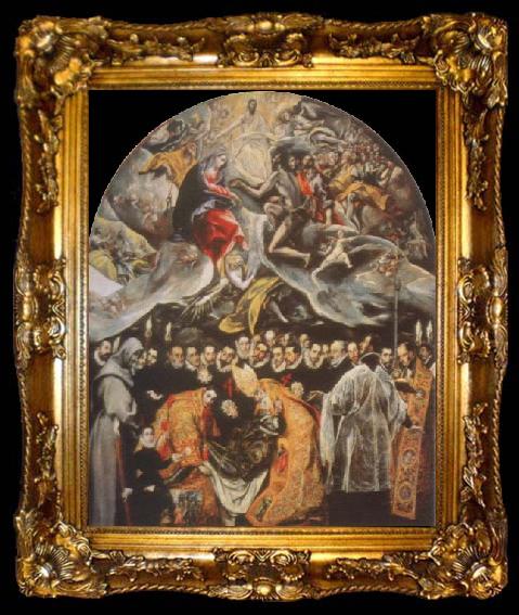 framed  El Greco the burial of count orgaz, ta009-2