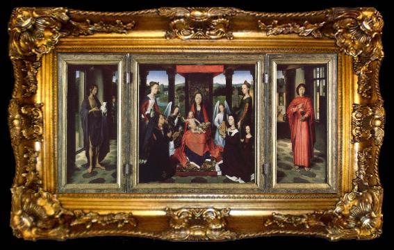 framed  Hans Memling the donne triptych, ta009-2