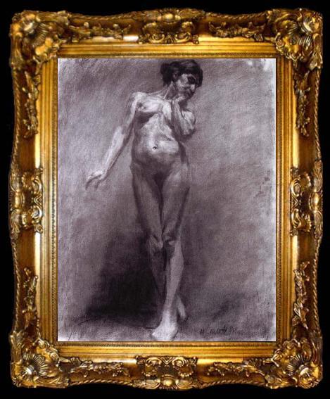 framed  Henri Matisse Standing nude modeling, ta009-2