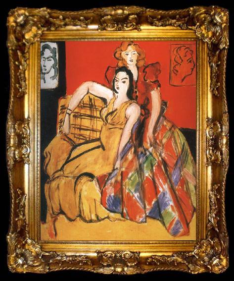 framed  Henri Matisse Two women, ta009-2