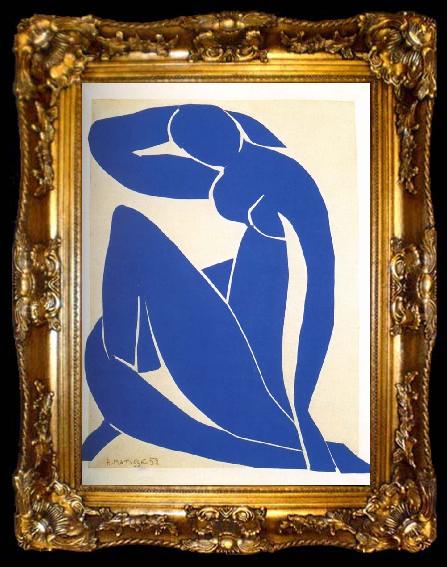 framed  Henri Matisse Blue nude, ta009-2