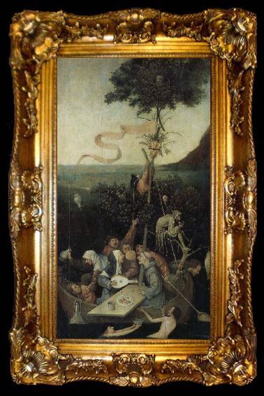 framed  Hieronymus Bosch Ship of Fools, ta009-2