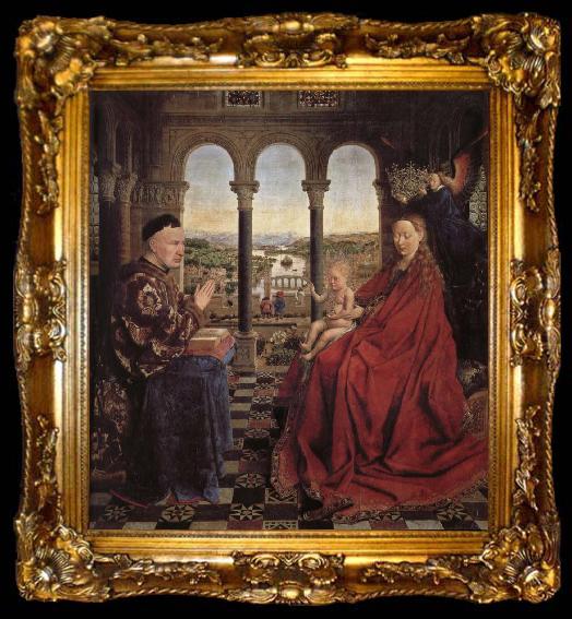 framed  Jan Van Eyck Roland s Madonna, ta009-2