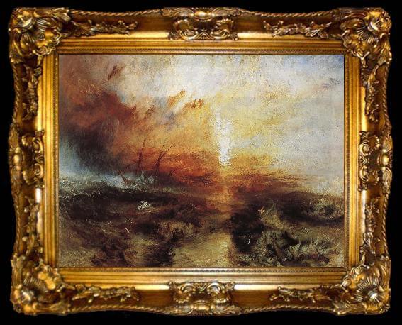 framed  Joseph Mallord William Turner Slave ship, ta009-2