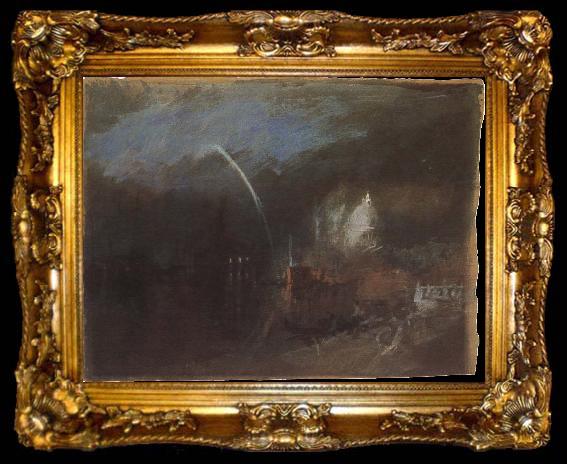 framed  Joseph Mallord William Turner Night, ta009-2