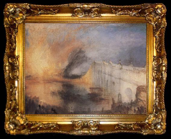 framed  Joseph Mallord William Turner Roman fire, ta009-2