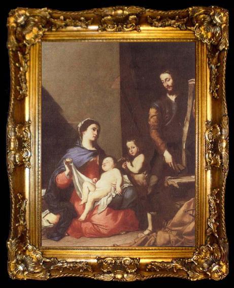 framed  Jusepe de Ribera The Holy family, ta009-2