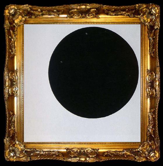 framed  Kasimir Malevich black circle, ta009-2