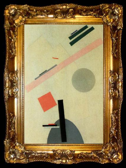 framed  Kasimir Malevich suprematist painting, ta009-2