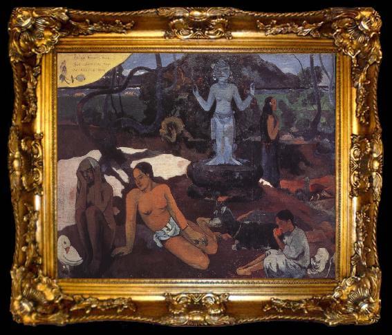 framed  Paul Gauguin Where we come from Who are we Our Where to Go, ta009-2