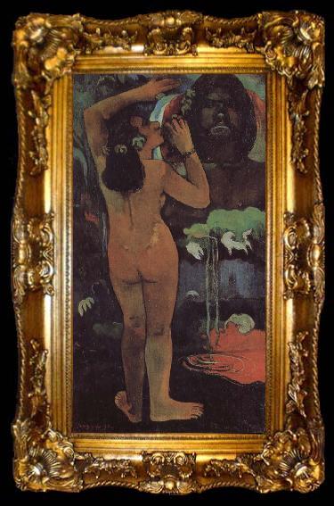 framed  Paul Gauguin The moon and the earth, ta009-2