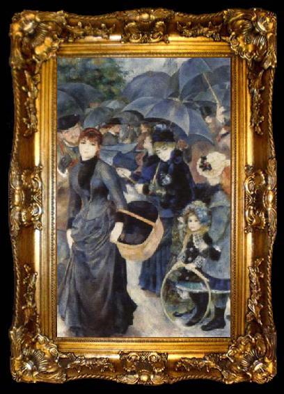 framed  Pierre-Auguste Renoir the  umbrellas, ta009-2