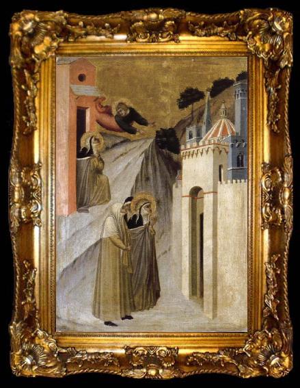 framed  Pietro Lorenzetti Beata Umilta Altrpiece, ta009-2