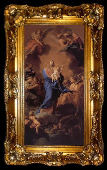 framed  Pompeo Batoni And the glory of Our Lady of El Nino, ta009-2