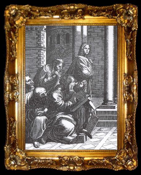 framed  RAFFAELLO Sanzio Insitute, ta009-2
