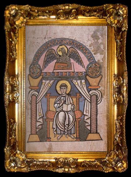 framed  jonathan miller fresker fran pompeji, ta009-2