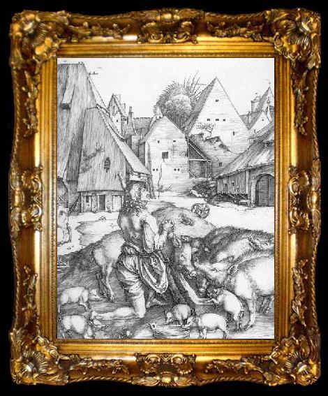 framed  Albrecht Durer The Prodigal Son, ta009-2