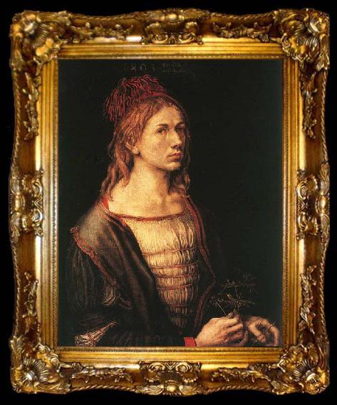 framed  Albrecht Durer Self-portrait at 22, ta009-2