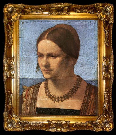 framed  Albrecht Durer Portrait of a Venetian Woman, ta009-2