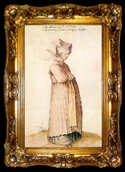 framed  Albrecht Durer Nuremberg Woman Dressed for Church, ta009-2