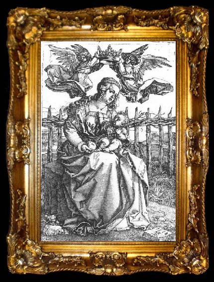 framed  Albrecht Durer Madonna Crowned by Two Angels, ta009-2