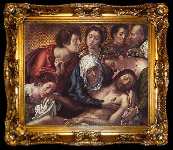 framed  Bernard van orley Pieta in the Haneton triptych, ta009-2
