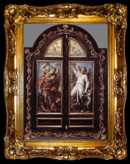 framed  CARRACCI, Annibale Triptych, ta009-2